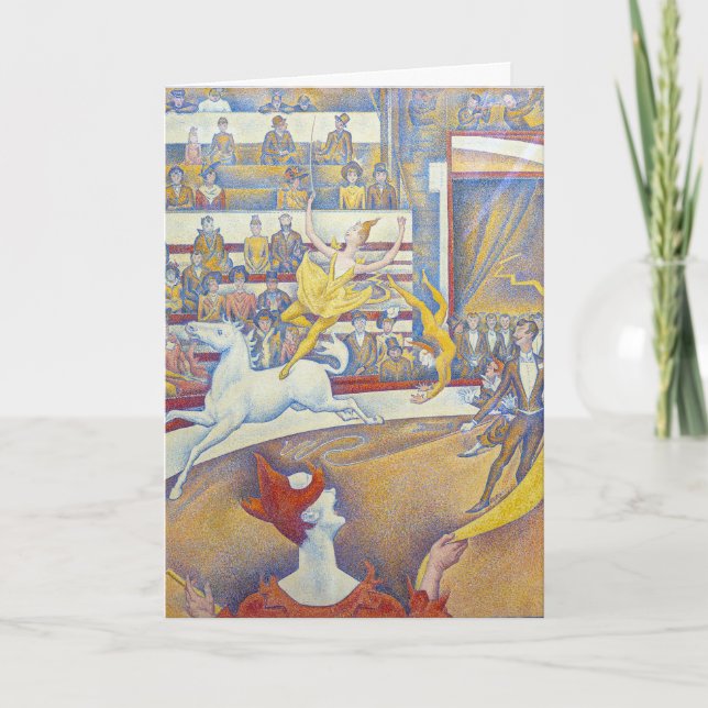 Georges Seurat - The Circus Card (Front)