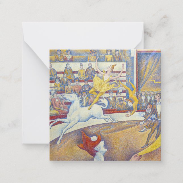 Georges Seurat - The Circus Card (Front)