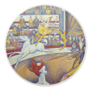 Georges Seurat - The Circus Ceramic Knob