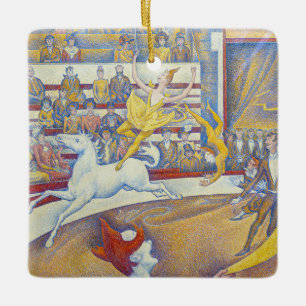 Georges Seurat - The Circus Ceramic Ornament