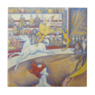 Georges Seurat - The Circus Ceramic Tile