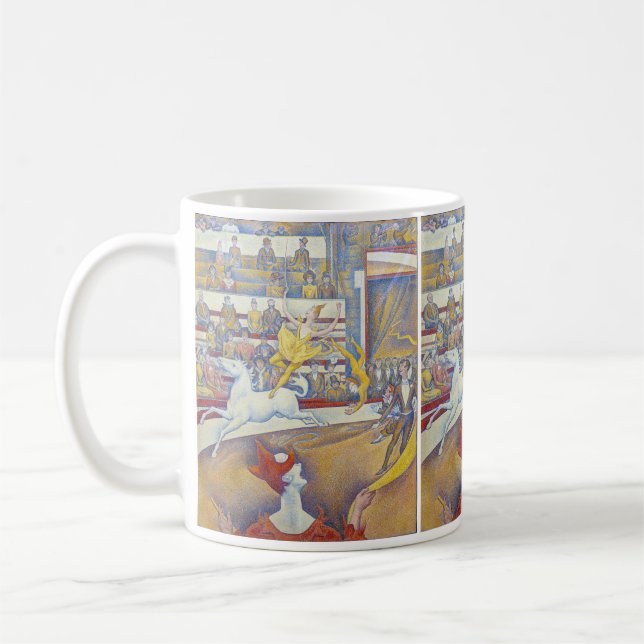 Georges Seurat - The Circus Coffee Mug (Left)