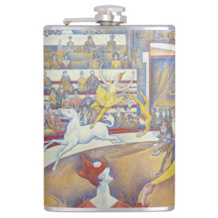 Georges Seurat - The Circus Hip Flask