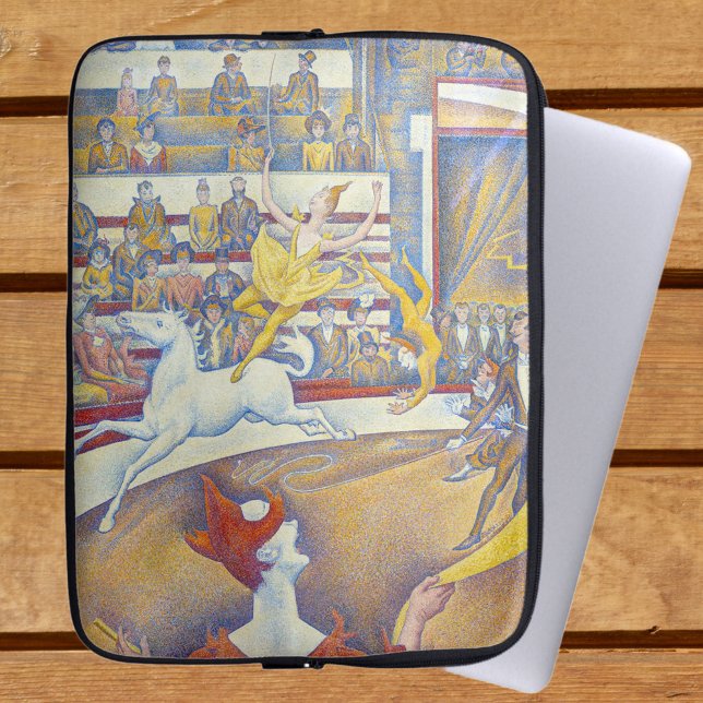 Georges Seurat - The Circus Laptop Sleeve (Creator Uploaded)