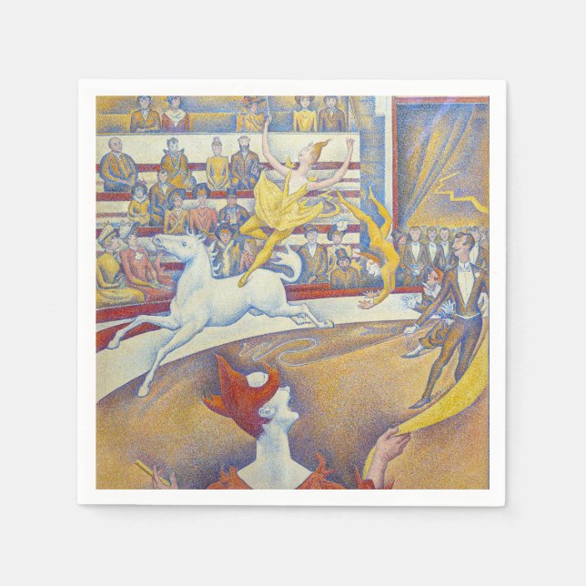 Georges Seurat - The Circus Napkin (Front)