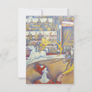 Georges Seurat - The Circus Thank You Card