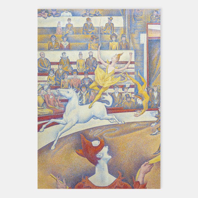 Georges Seurat - The Circus Wrapping Paper Sheet (Creator Uploaded)
