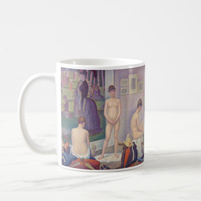 Georges Seurat - The Models Coffee Mug (Left)