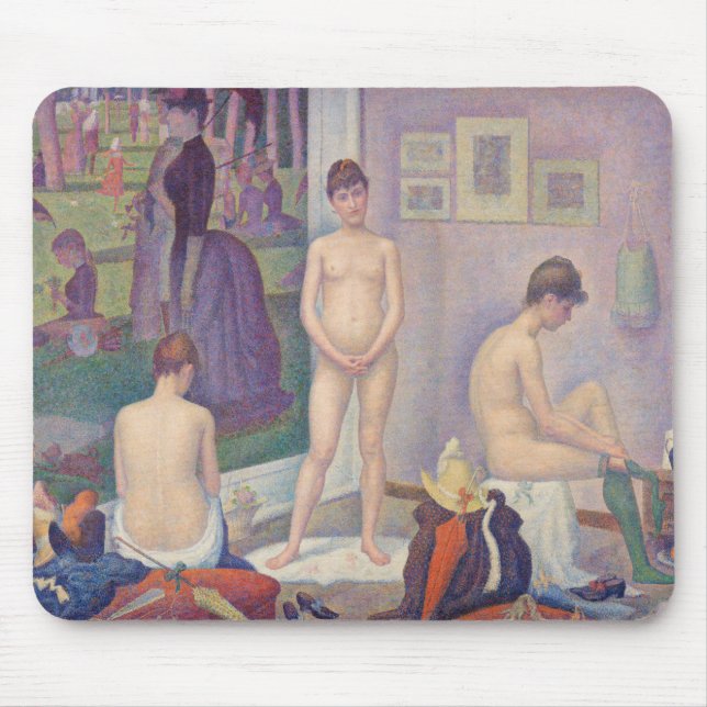 Georges Seurat - The Models Mouse Pad (Front)