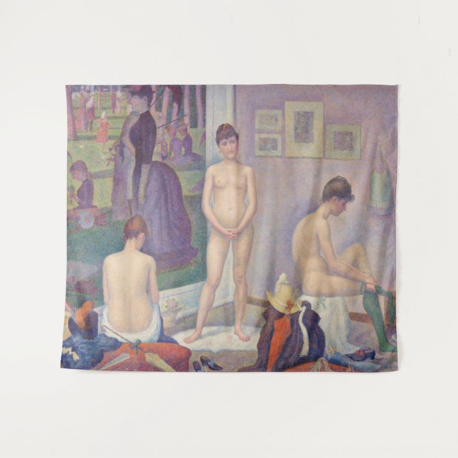 Georges Seurat - The Models Tapestry (Front (Horizontal))