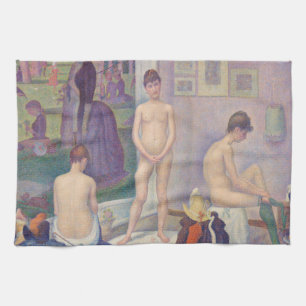 Georges Seurat - The Models Tea Towel