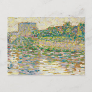 Georges Seurat - The Seine at Courbevoie Postcard