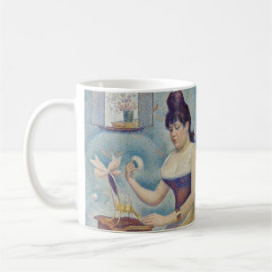 Georges Seurat - Young Woman Powdering Herself Coffee Mug