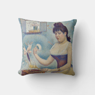 Georges Seurat - Young Woman Powdering Herself  Cushion