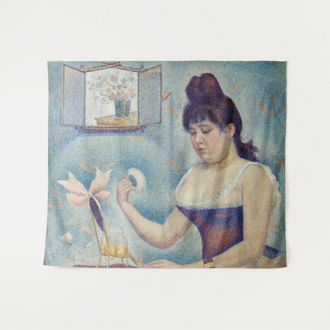 Georges Seurat - Young Woman Powdering Herself Tapestry (Front (Horizontal))