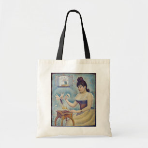 Georges Seurat - Young Woman Powdering Herself Tote Bag