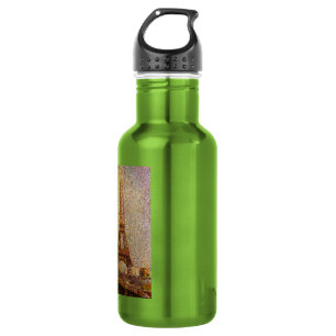 Georges Seurat's Painting: The Eiffel Tower (1889) 532 Ml Water Bottle
