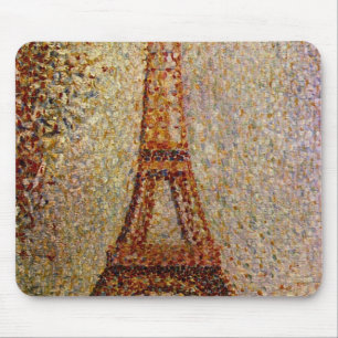 Georges Seurat's Painting: The Eiffel Tower (1889) Mouse Pad