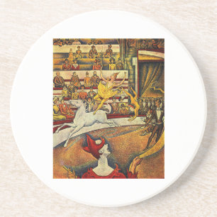 Georges Seurat's The Circus (1891) Coaster
