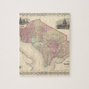 Georgetown and the City of Washington Jigsaw Puzzle