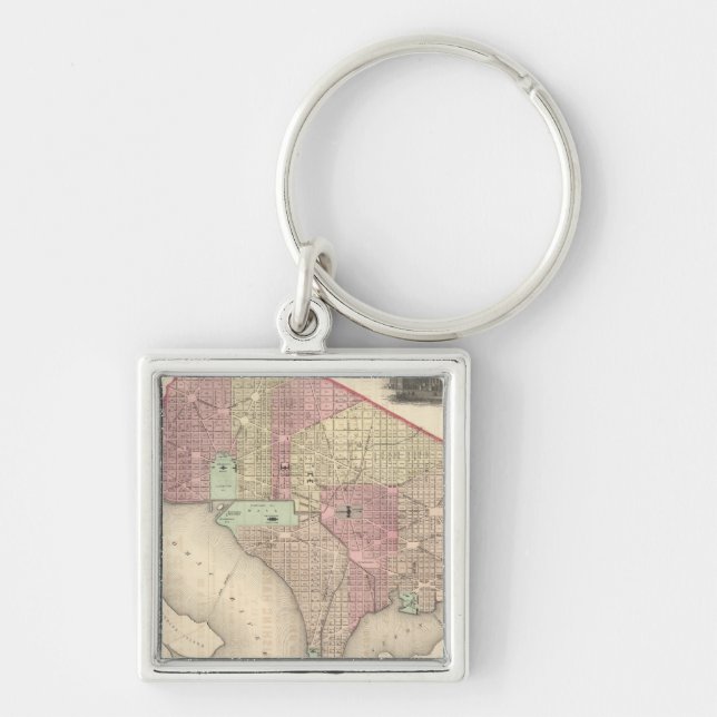 Georgetown and the City of Washington Key Ring (Front)