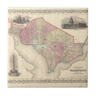 Georgetown and the City of Washington Tile