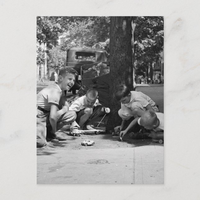 Georgetown Boys, 1930s Postcard (Front)