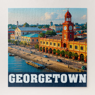 Georgetown Colonial Waterfront and Guyanese Herita Jigsaw Puzzle