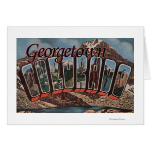 Georgetown, Colorado - Large Letter Scenes