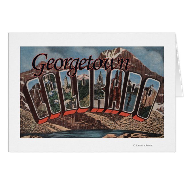 Georgetown, Colorado - Large Letter Scenes (Front Horizontal)