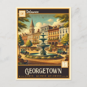 Georgetown, Delaware Vintage Postcard
