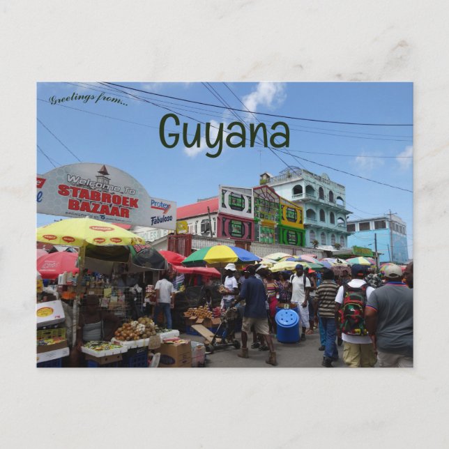 Georgetown Guyana Postcard (Front)