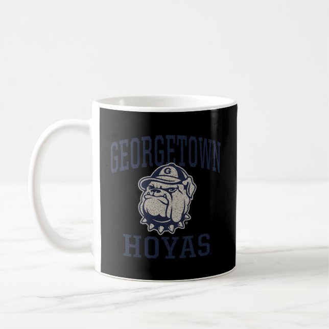 Georgetown Hoyas Roll On Coffee Mug (Left)