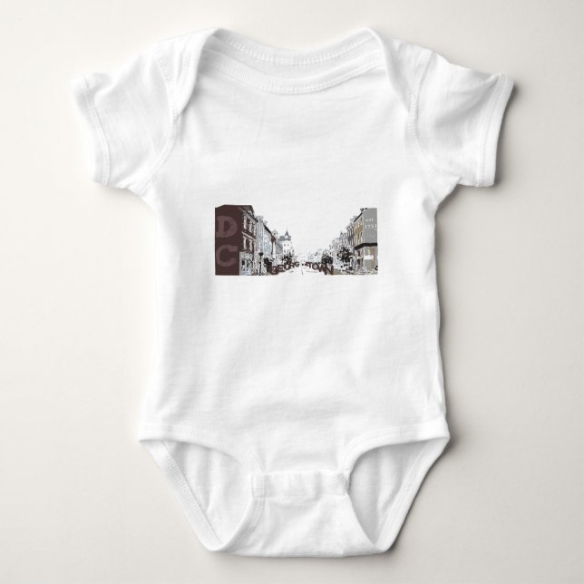 GEORGETOWN IN WASHINGTON, DC BABY BODYSUIT (Front)