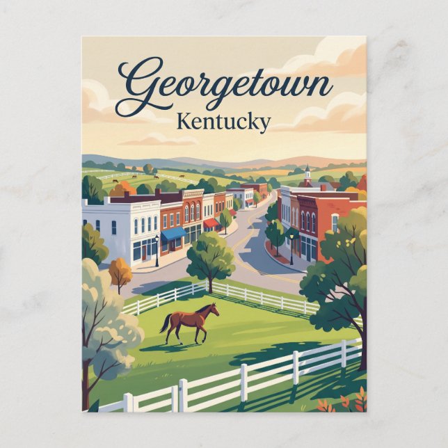 Georgetown, Kentucky Postcard (Front)