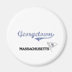 Georgetown Massachusetts City Classic Magnet