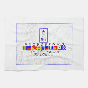 Georgetown SC Marine Signal Flag Towel