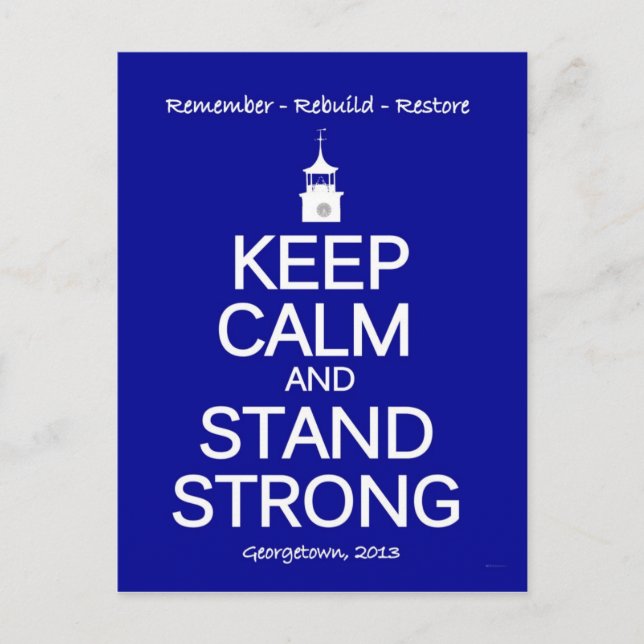 Georgetown Strong SC Fire Commemorative Card (Front)