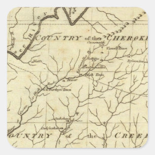 Georgia 14 square sticker