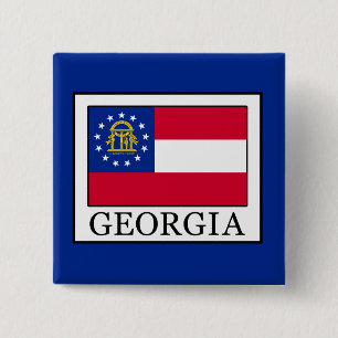 Georgia 15 Cm Square Badge