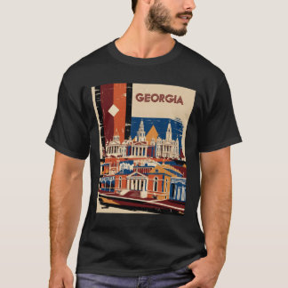 Georgia 1950s USA Vintage Retro Tourism T-Shirt