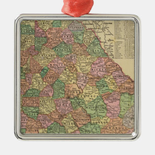 Georgia 3 metal tree decoration