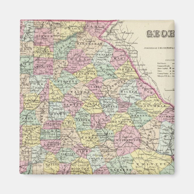 Georgia 5 magnet (Front)