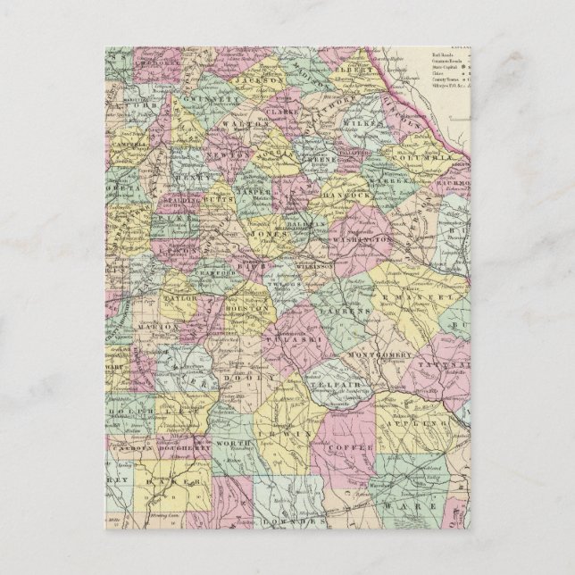 Georgia 5 postcard (Front)