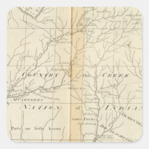 Georgia 8 square sticker