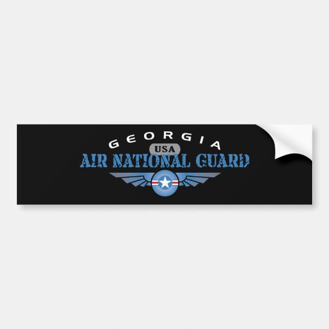 Georgia Air National Guard Bumper Sticker (Front)
