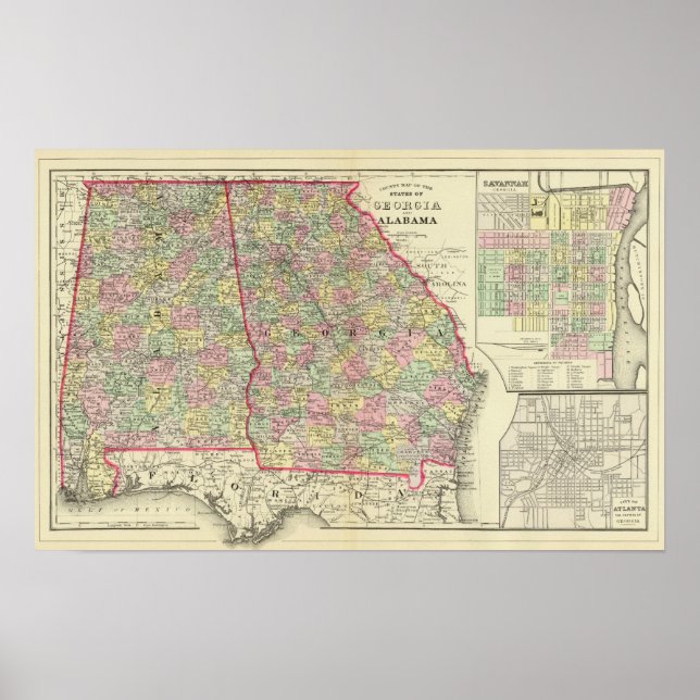 Georgia, Alabama Poster (Front)