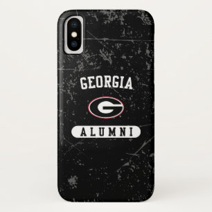 Georgia Alumni   Grunge iPhone X Case