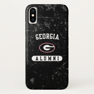 Georgia Alumni | Grunge iPhone X Case