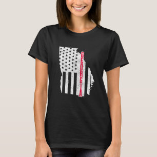 Georgia American Flag State Map Pride Patriotic 4t T-Shirt